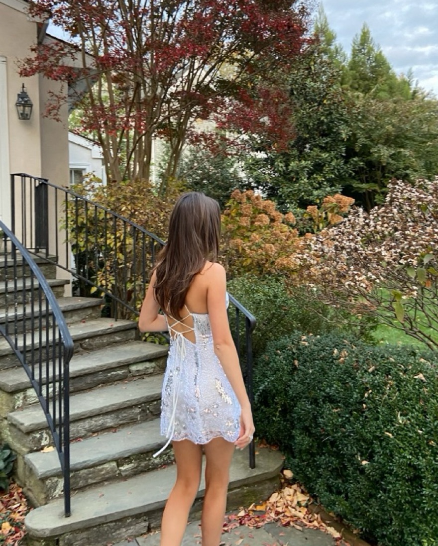 For Love and Lemons Opal Mini Dress by For Love & Lemons - Pickle