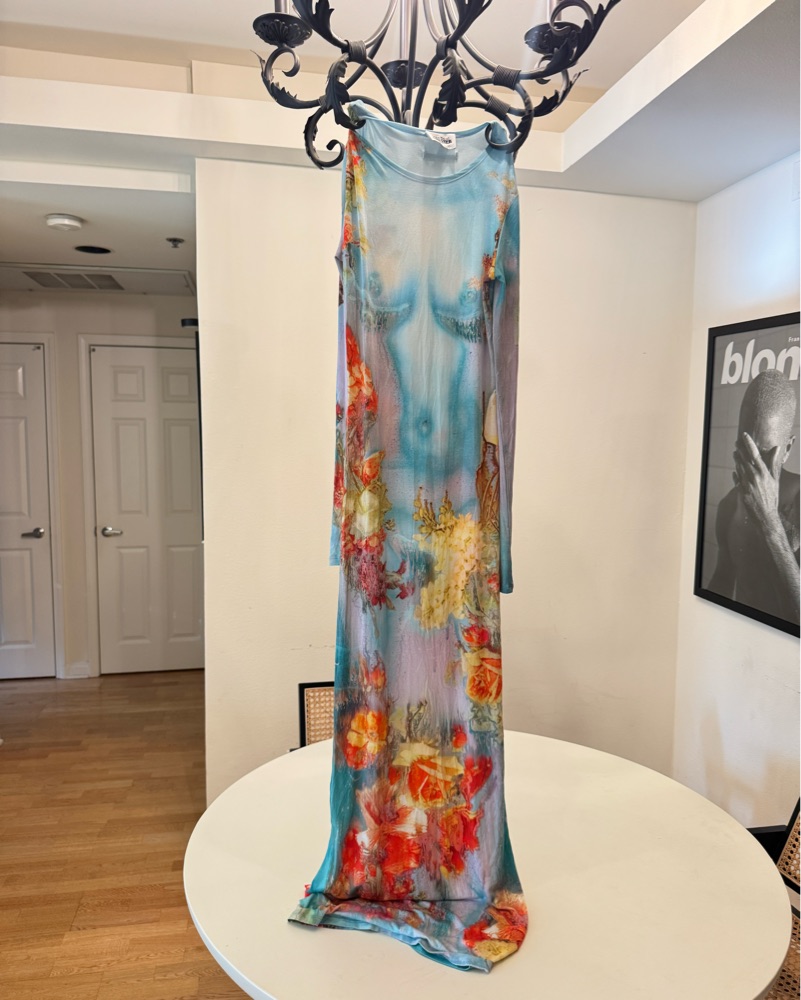 Jean Paul Gaultier Floral Body Dress by Jean Paul Gaultier - Pickle