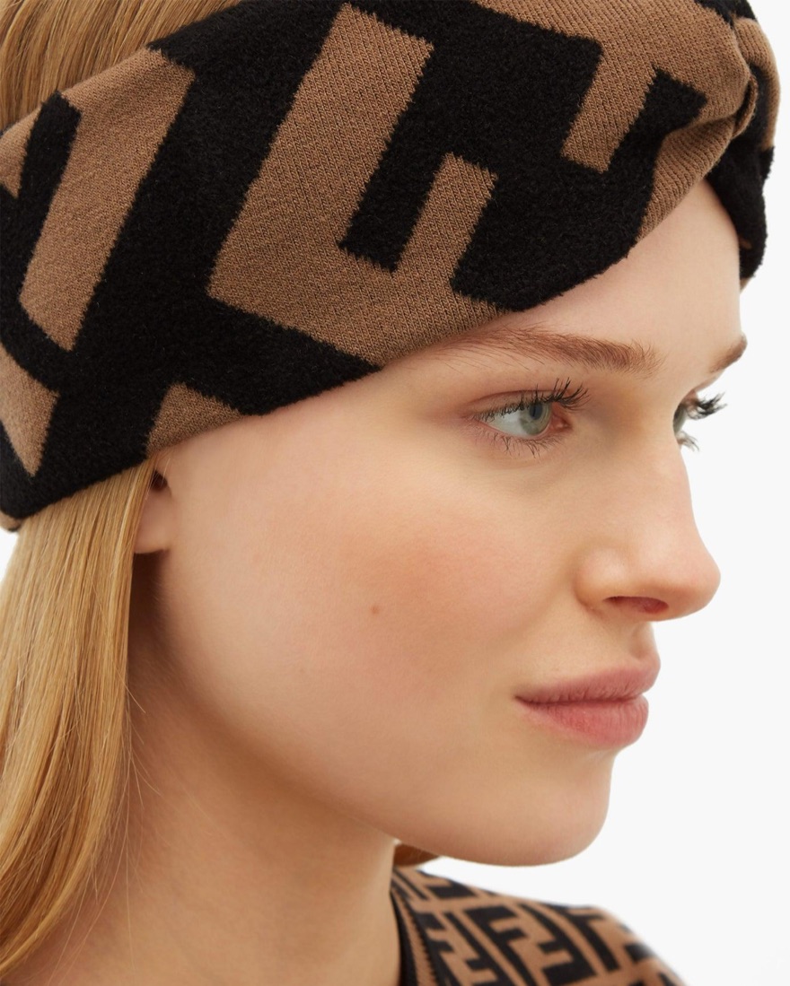 Warm Fendi Headband by Fendi - Pickle