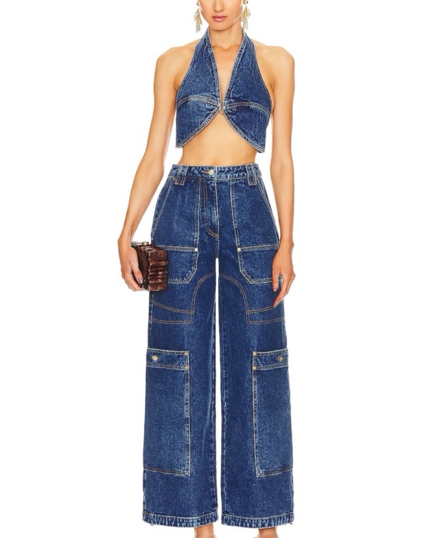 gotoHollywoodパッチワークライクレインコーDENIMDUNGAREE The Gathered Honey - Spin Me Ground - Mystical Garden | MOTHER DENIM