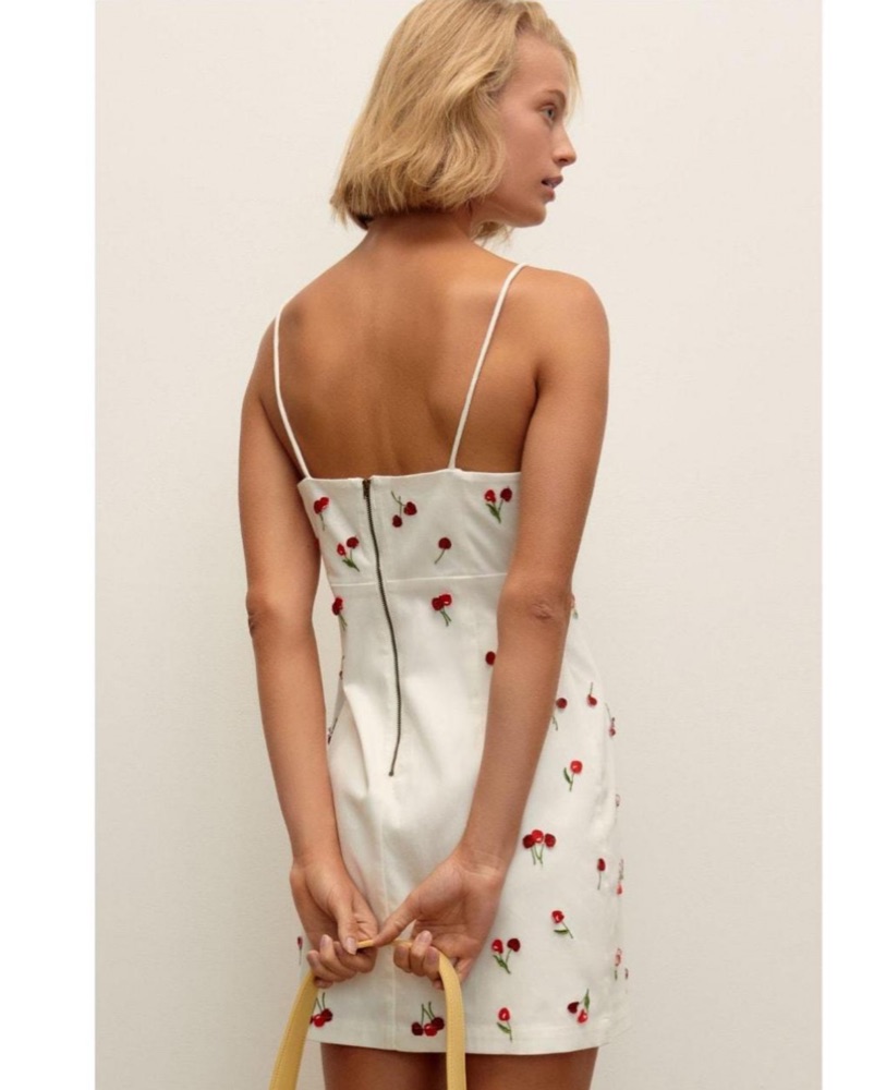 Anthropologie Maeve 3D Cherry Dress by Maeve - Pickle