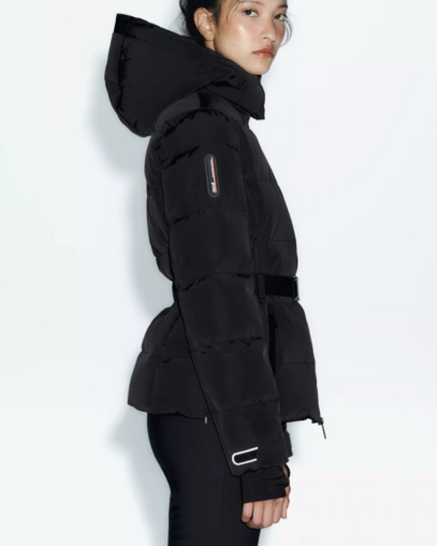 Zara Water And Wind Resistant Ski Jacket by Zara - Pickle