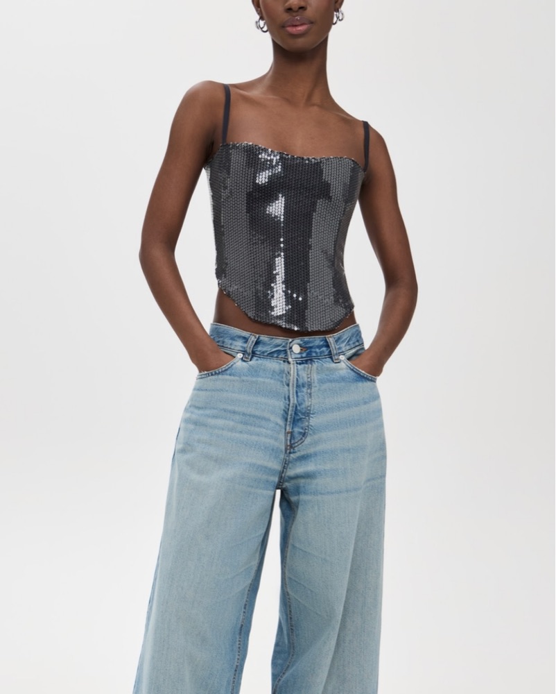 Miaou Women's Peri Corset by Miaou - Pickle