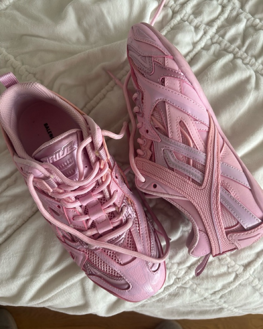 Pink Balenciaga Drive Sneakers by Balenciaga - Pickle