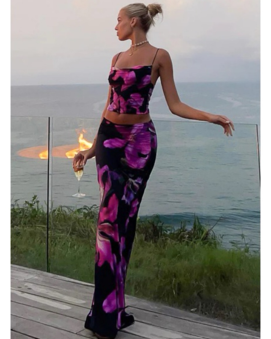 White Fox Hawaiian 2 Piece Shirt Set by White Fox Boutique - Pickle