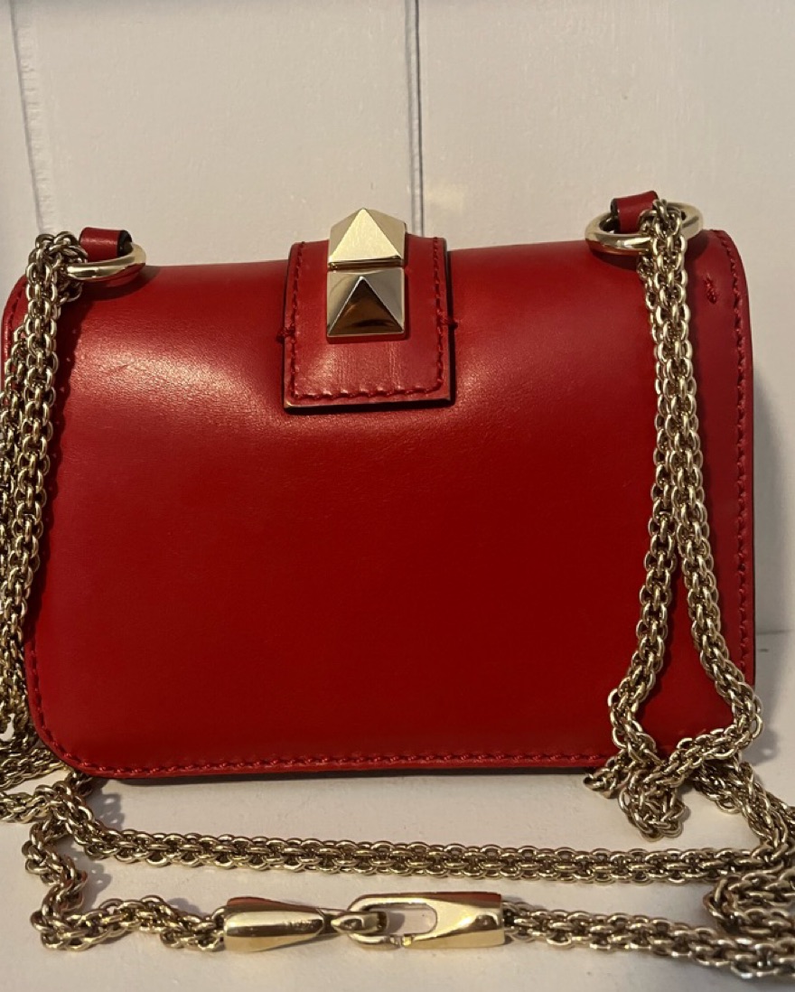 RED VALENTINO フラワーパズル ワンショルダー クラッチ 2WAY RED