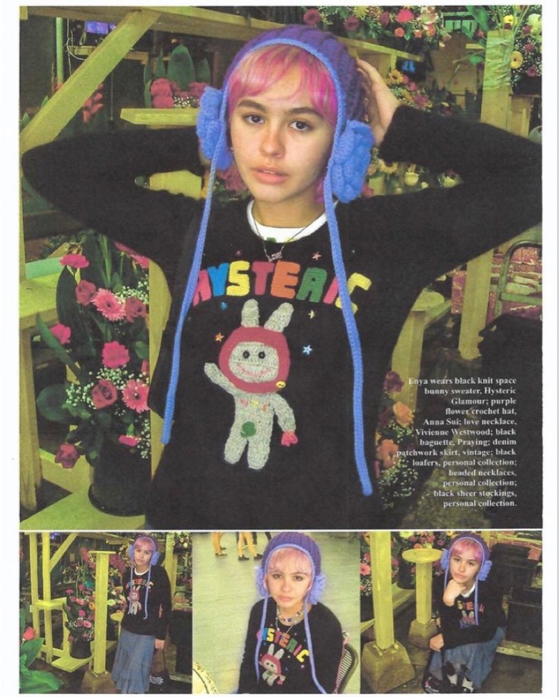 Hysteric Glamour Space Bunny Sweater by Hysteric Glamour - Pickle