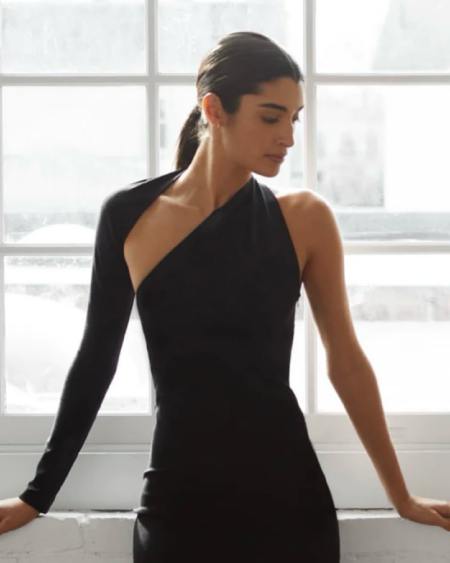 Marcella One Shoulder Midi Dress by Marcella NYC - Pickle