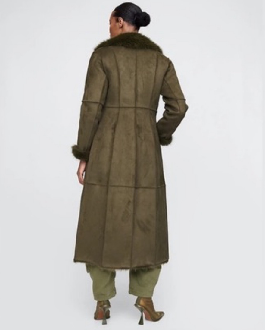 Cult Gaia X Gap Vegan Coat Size Small by Cult Gaia - Pickle