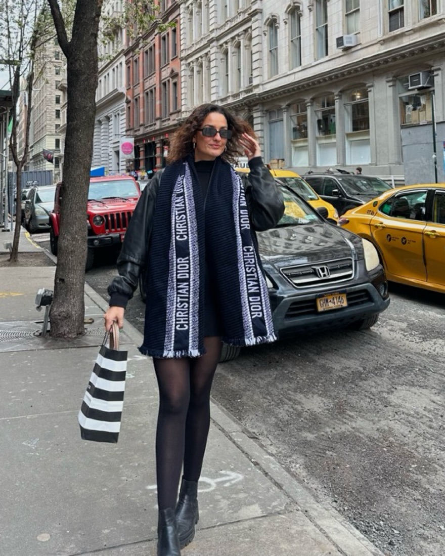 Dior Scarf & Hat by Christian Dior - Pickle