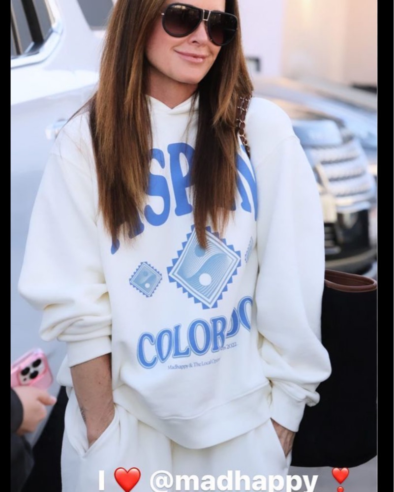 Mary Acid Peel パーカー Viral Madhappy Aspen Hoodie White Blue by Madhappy - Pickle