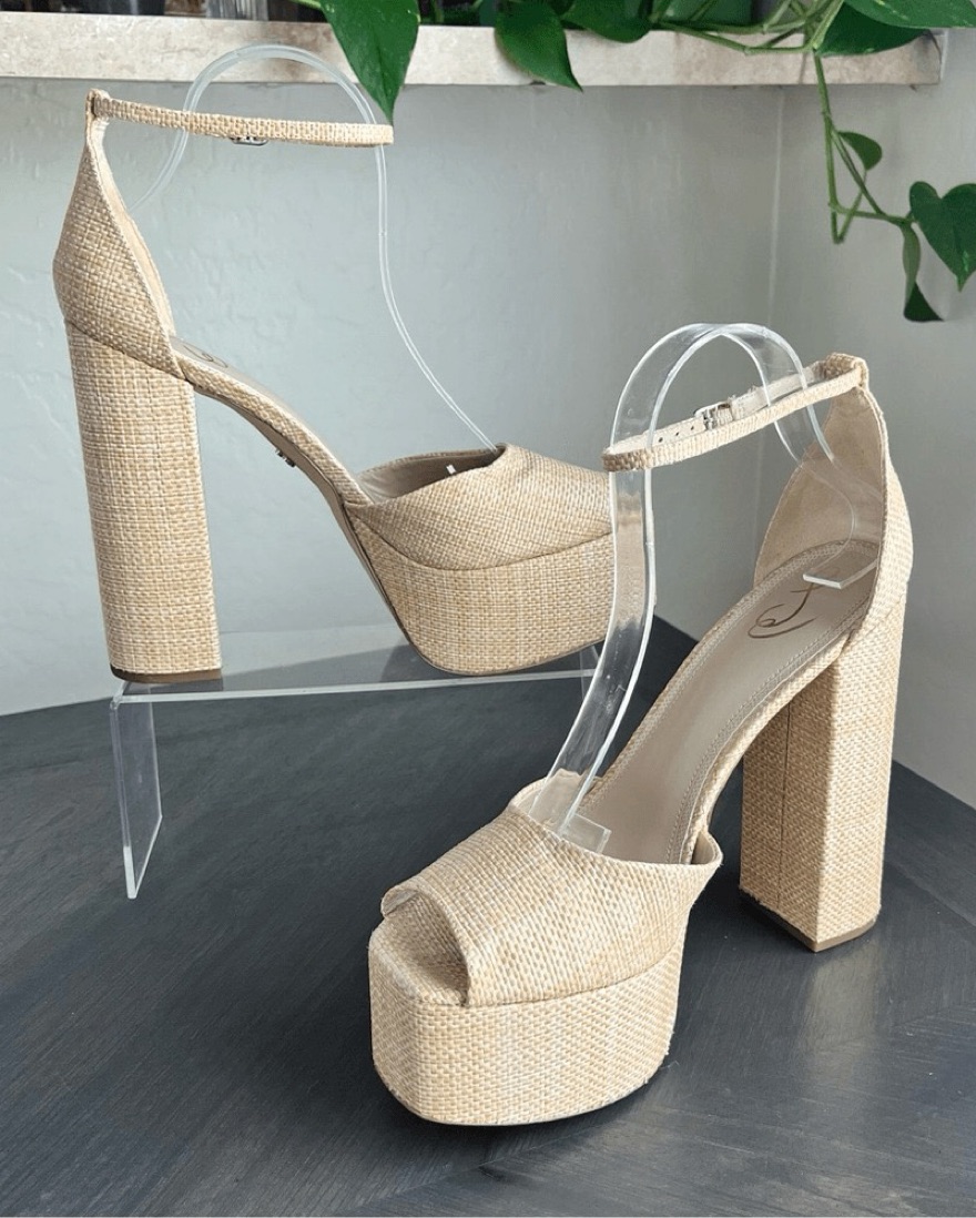 Sam Edelman Kori Platform Heel by Sam Edelman - Pickle