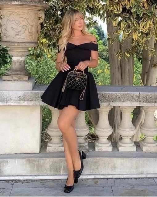 House Of CB Black Corset Dress by House of CB - Pickle