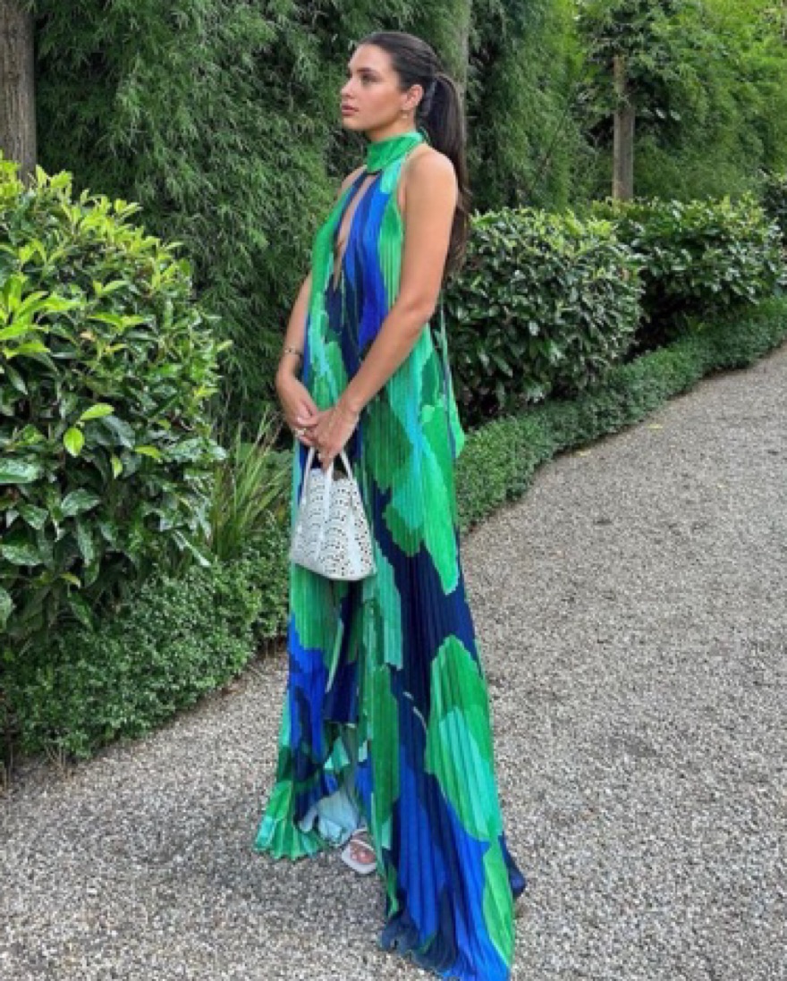 L'IDEE Opera Gown in Capri Green by L'idee - Pickle