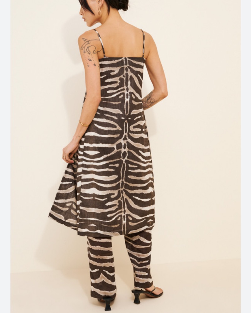 ZEBRA holiday party Night STYLE★アクセ★♡♡ Especia Stylish Zebra Print Shirt by Especia - Pickle
