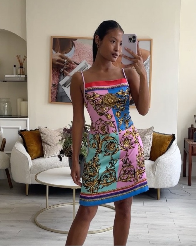 Versace Jeans Couture Mini Dress by Versace Jeans Couture - Pickle