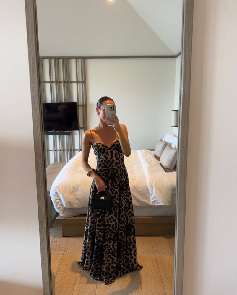 Timeless Dress In Leopard by Leslie Amon - Pickle