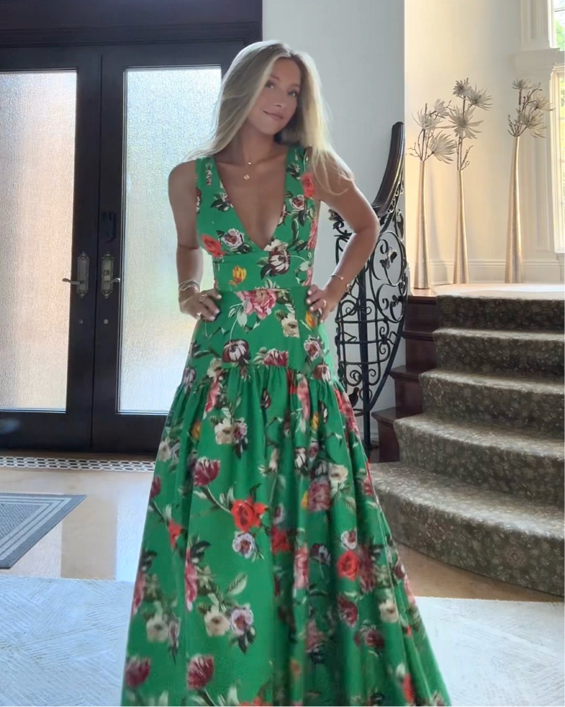 Alice + Olivia Structured Lila Maxi by Alice + olivia - Pickle