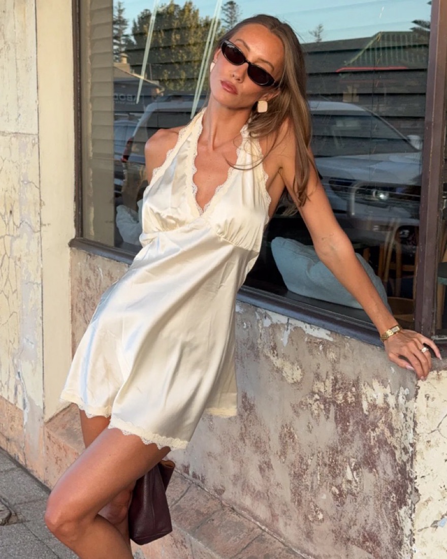 STARS ALIGN MINI DRESS CREAM by Lioness - Pickle