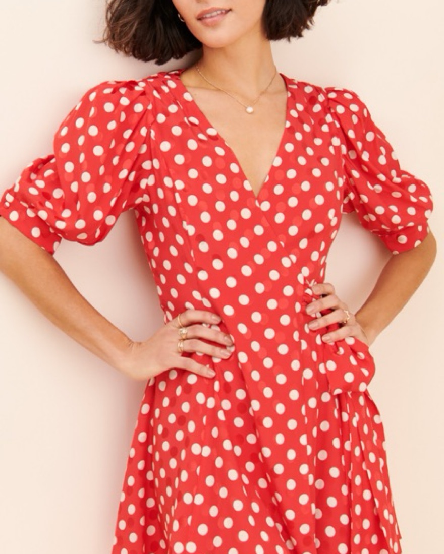 Ronny Kobo Anna Polka Dot Dress by Ronny Kobo - Pickle
