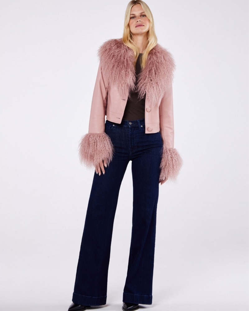 Charlotte Simone Cropped Penny Jacket by Charlotte Simone - Pickle