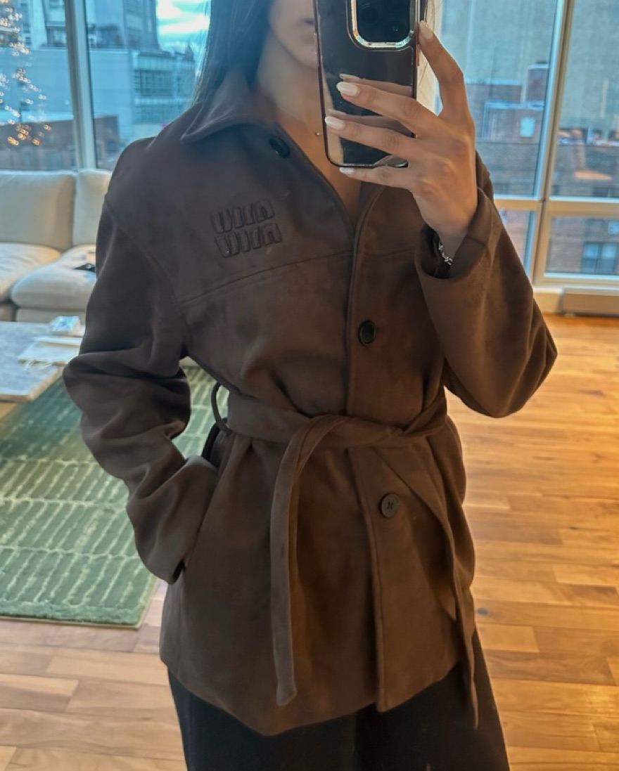 Miu Miu Suede Jacket | Pickle