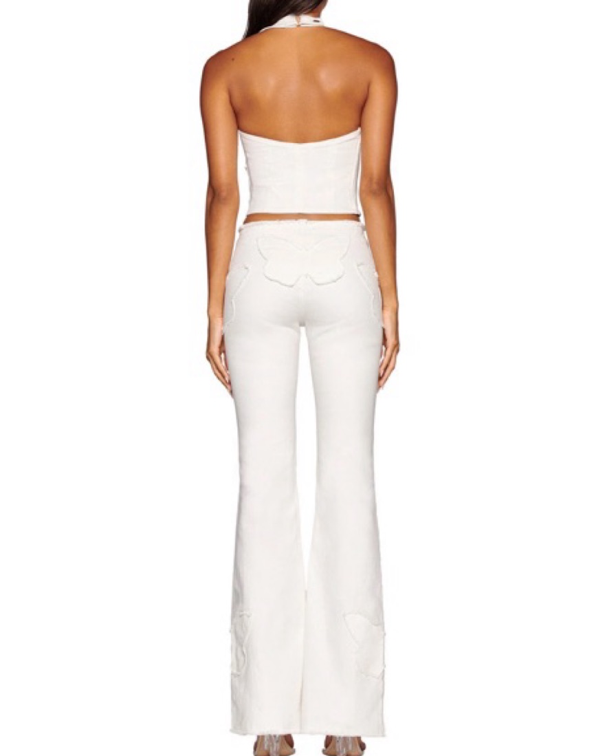 IAMGIA Saffiyah Set In White by I AM GIA - Pickle