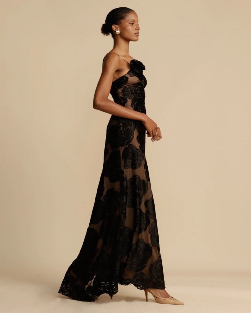 Arcina Ori Marcella Black Floral Dress by Arcina Ori - Pickle