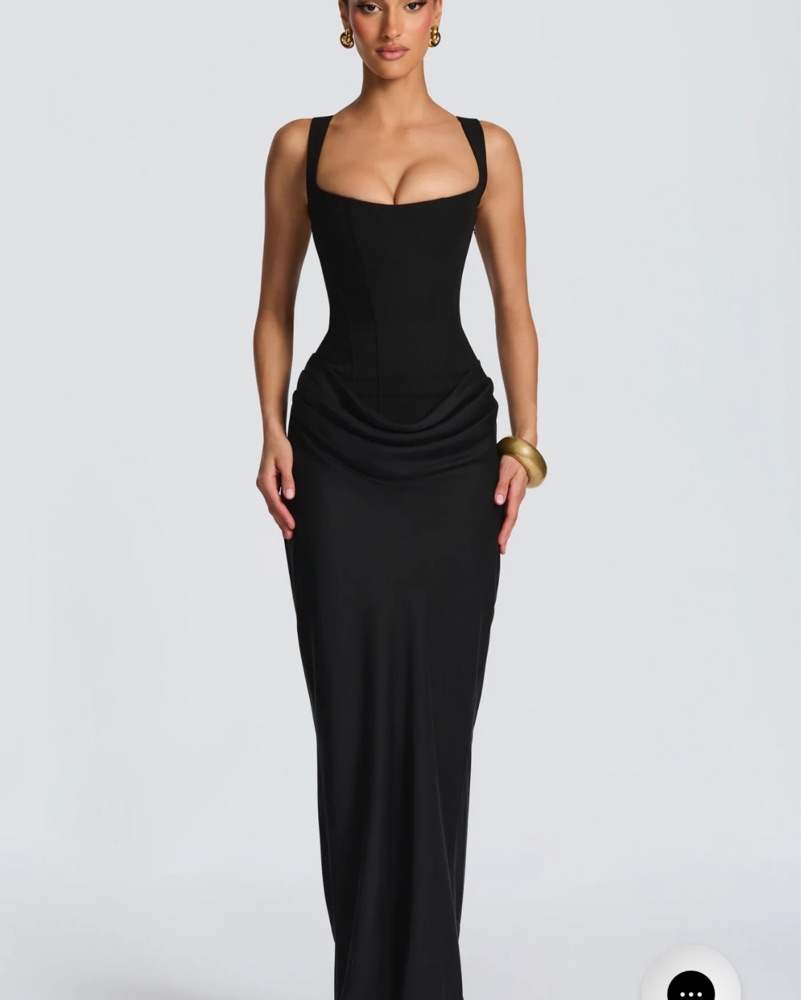 CORNELIA MAXI DRESS - BLACK by Baby boo Fashion - Pickle