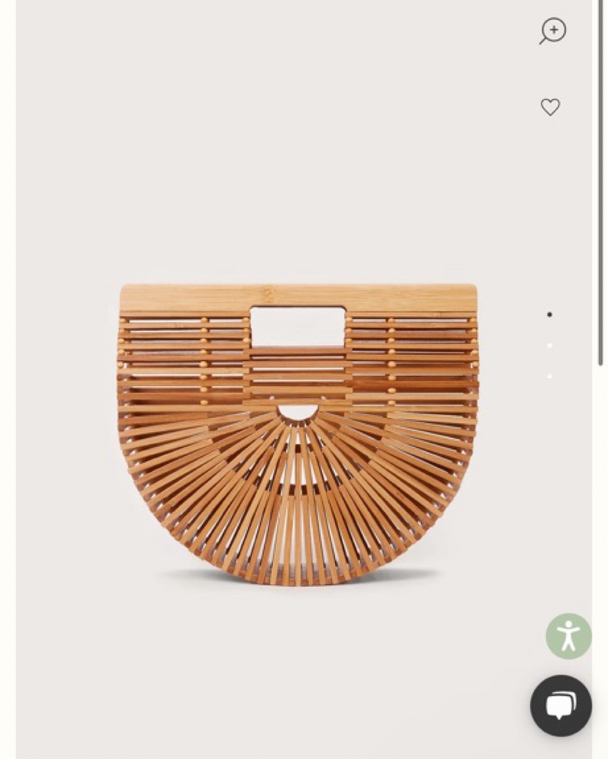 Iconic Cult Gaia Ark Bag Small by Cult Gaia - Pickle