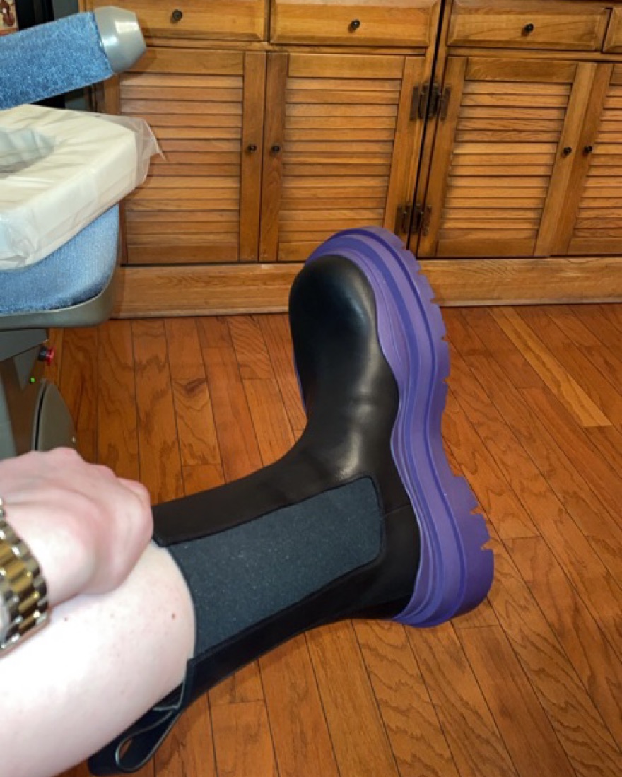 Bottega Veneta Tire Chelsea Boots by Bottega Veneta - Pickle