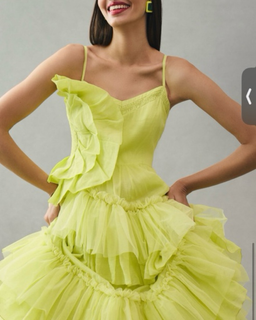 Tiered Tulle Gown - Forever That Girl by Forever That Girl - Pickle