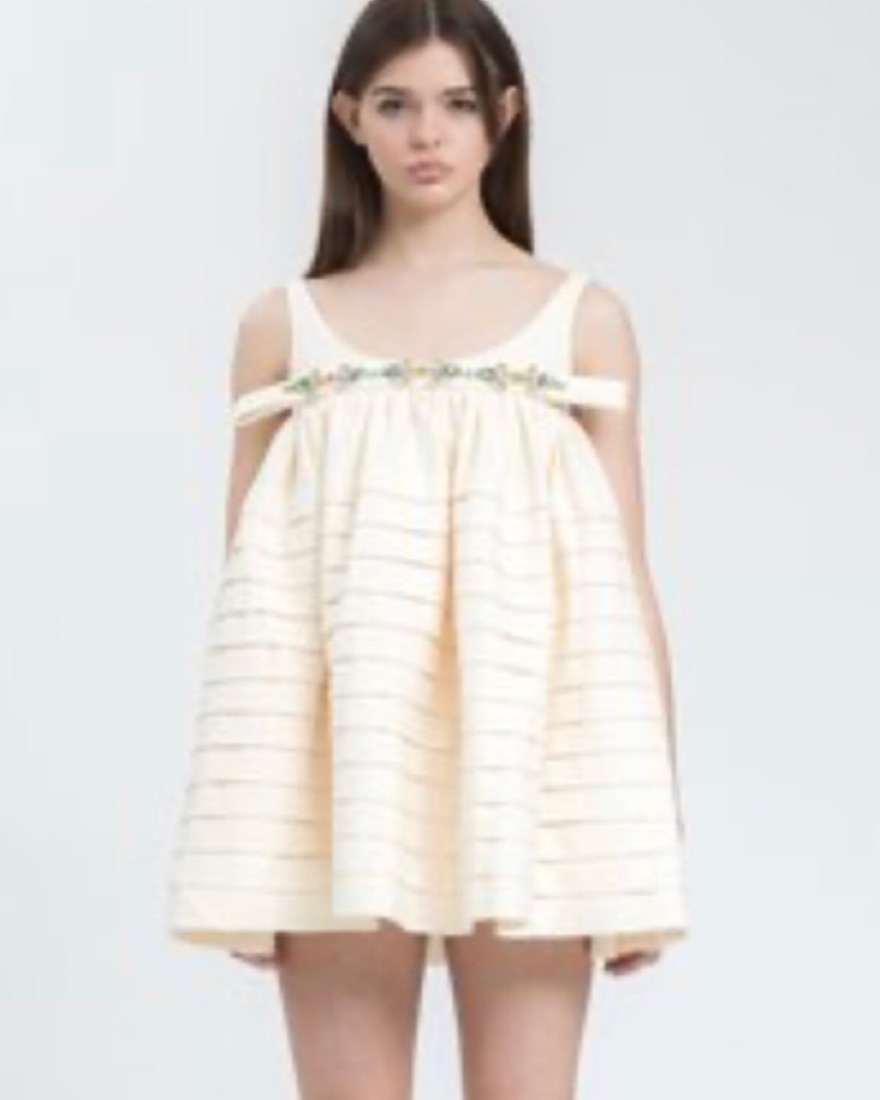 SHUSHU TONG BABYDOLL DRESS by SHUSHUTONG - Pickle