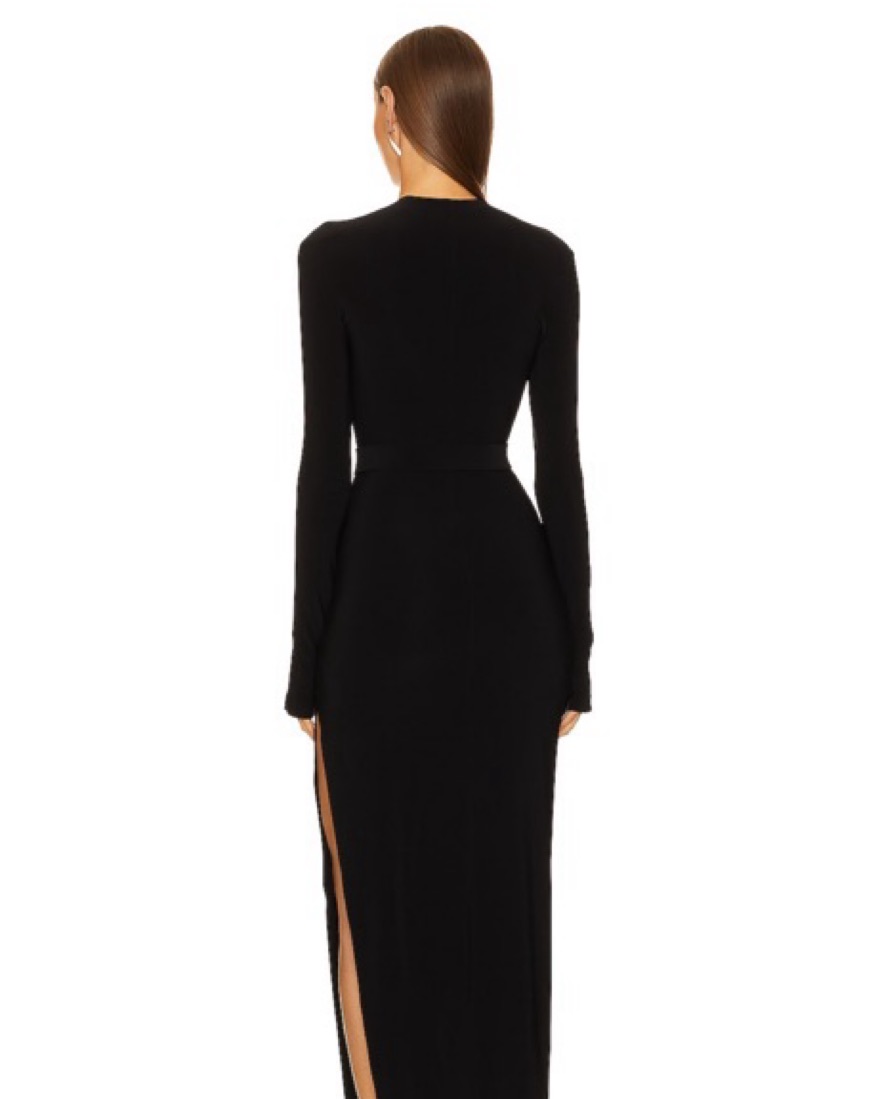 Norma Kamali Black U Neck Dress by Norma Kamali - Pickle