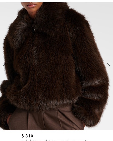 Frankie Shop Hope Faux Fur Jacket by The Frankie Shop - Pickle