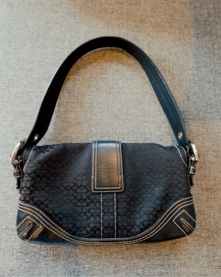 バッグ Coach One ShoulderBag Soho Signature Y2k 2000s Coach Soho Signature Jacquard Shoulder Bag 🧸🍂🤎SOLD