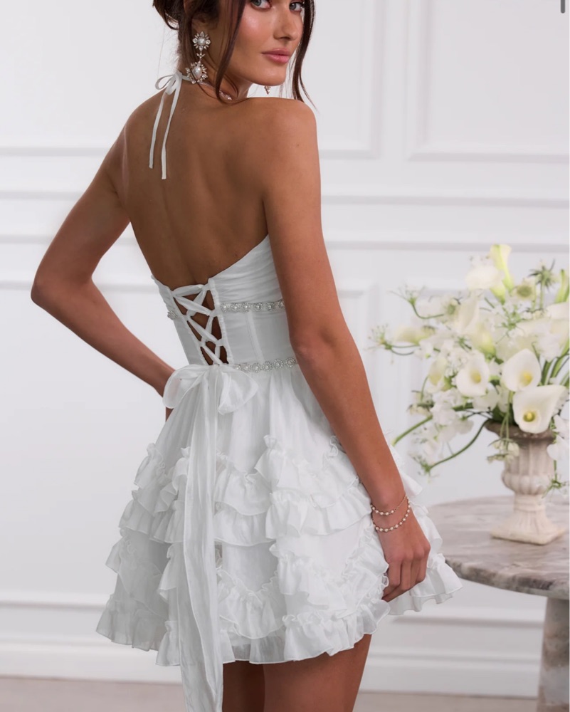 V Chapman Sophie Mini Dress by V Chapman - Pickle