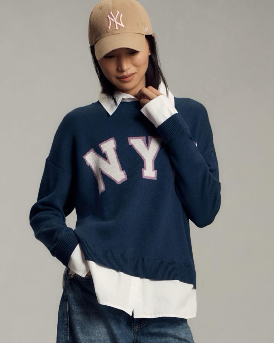 Anthropologie Maeve NYC Twofer Sweater by Maeve - Pickle