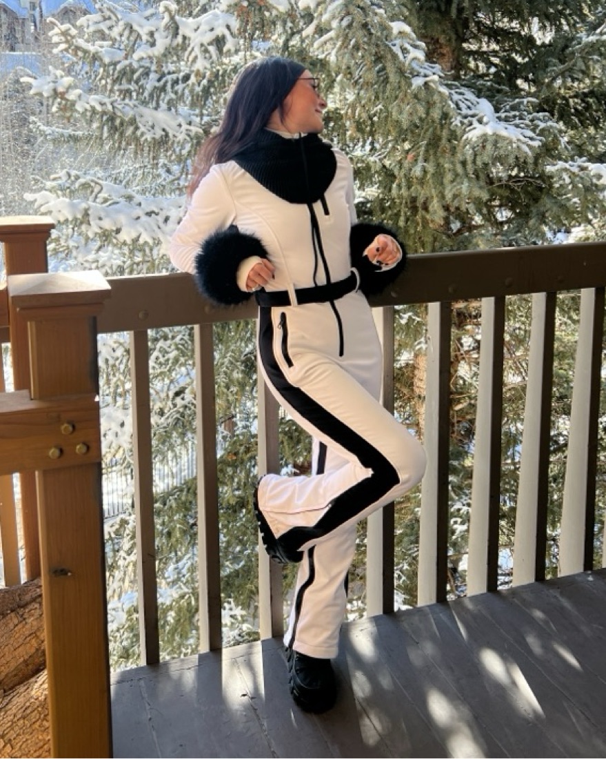 Zara White Ski Suit With Belt by Zara - Pickle