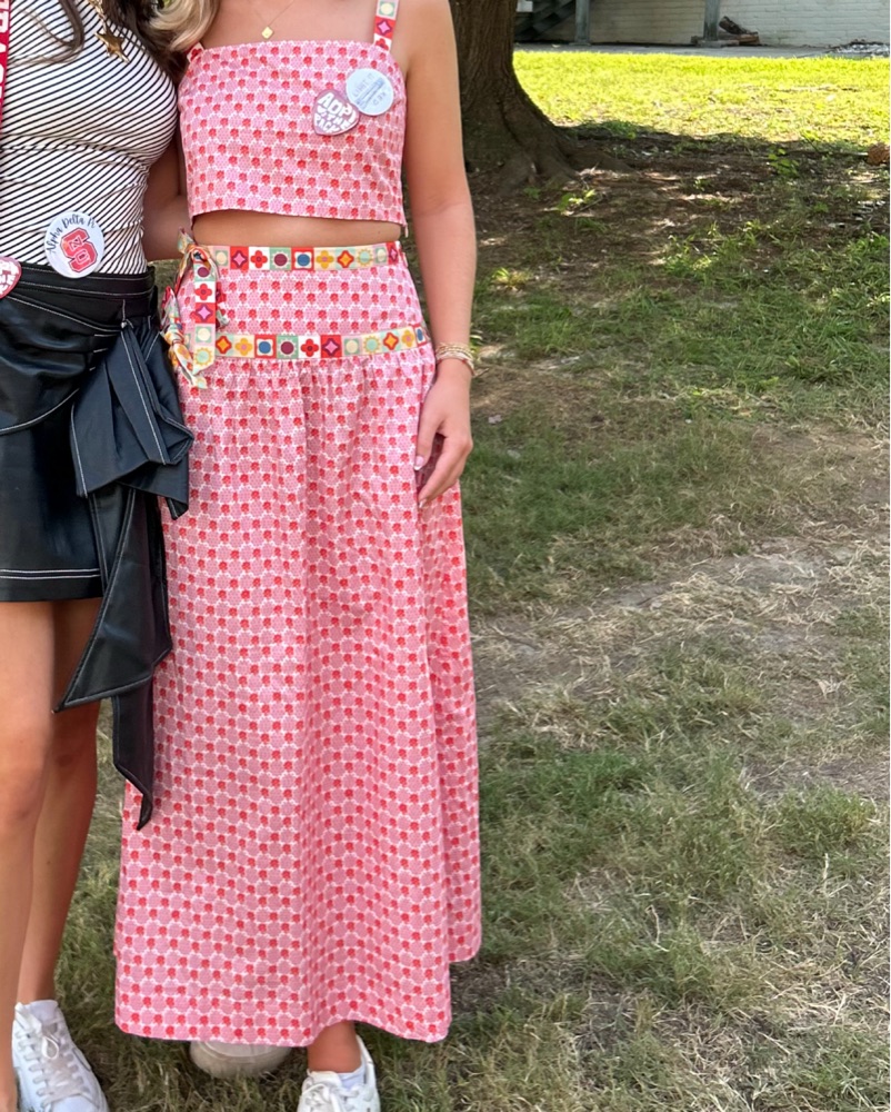 Hill House Pink Cala Check Set by Hill House Home - Pickle