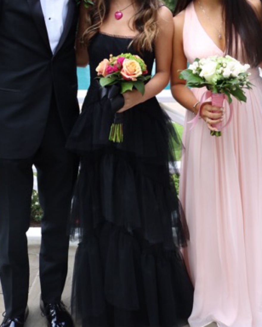 Corset Tulle Gown In Black by BCBGMAXAZRIA - Pickle