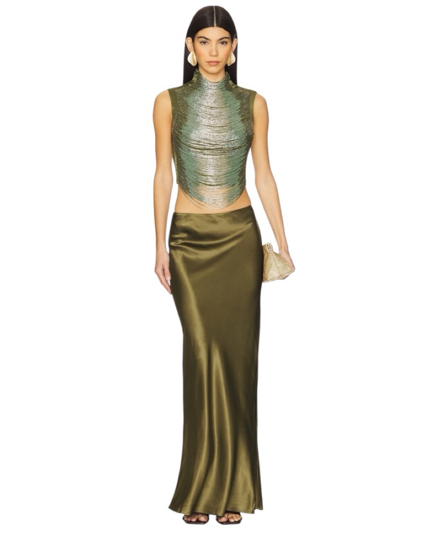 Cult Gaia Taraji Top + Chantel Skirt by Cult Gaia - Pickle