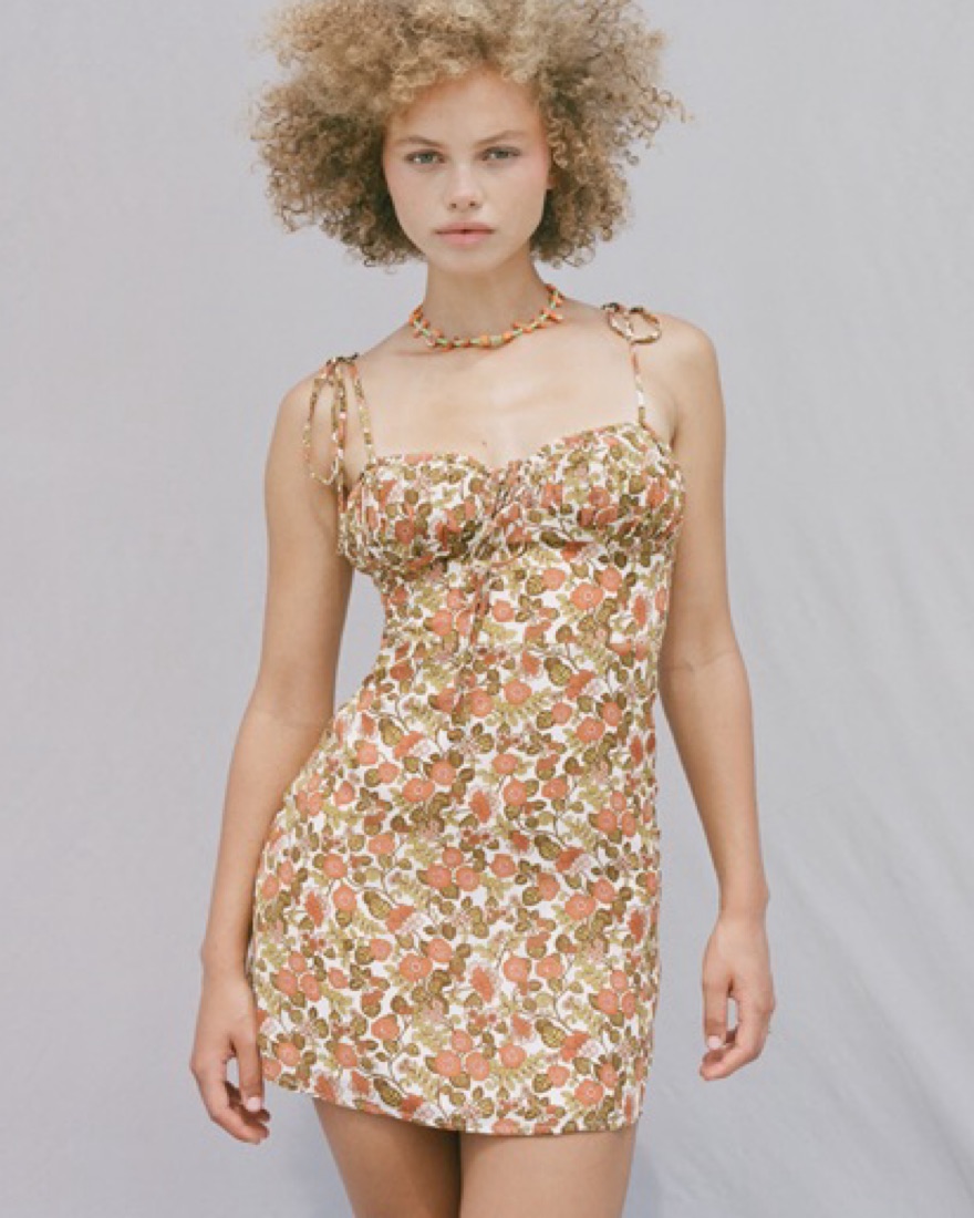 realisation par devon dress 70s floral by Realisation Par - Pickle