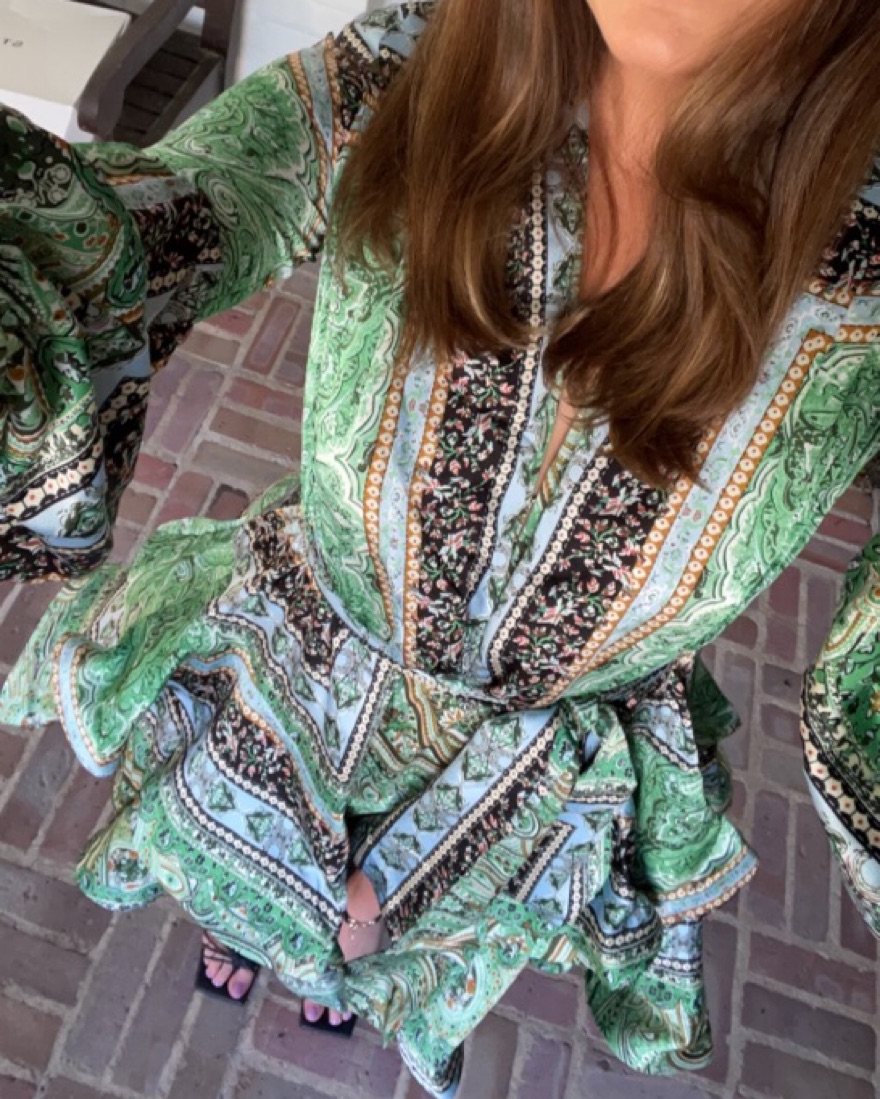 Bronx And Banco Bedouin Mini Dress by Bronx And Banco - Pickle