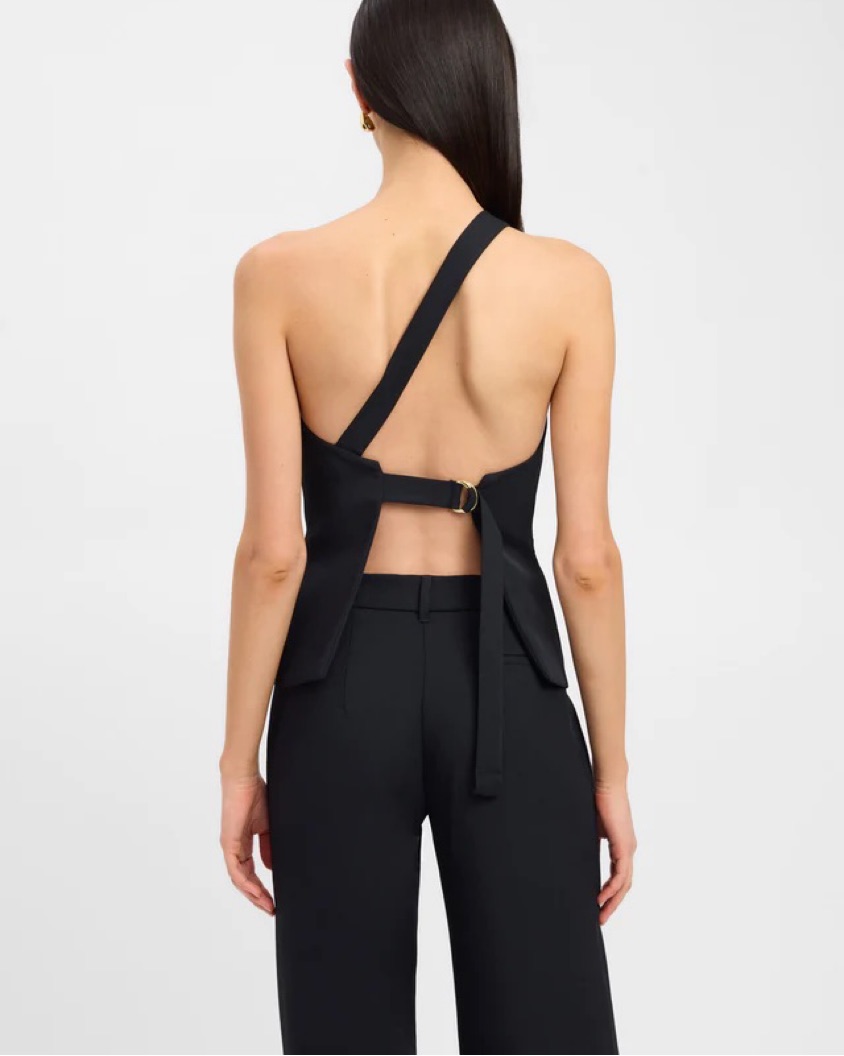 Kookai One Shoulder Buckle Top by Kookai - Pickle