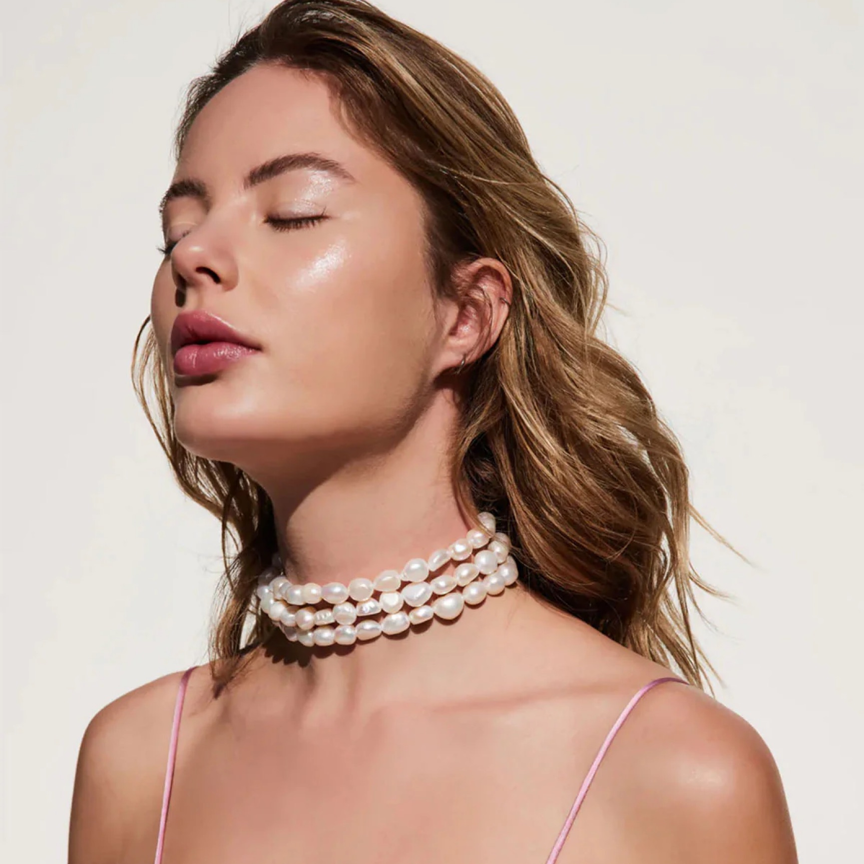 Cult Gaia Nora Pearl Choker Necklace by Cult Gaia - Pickle