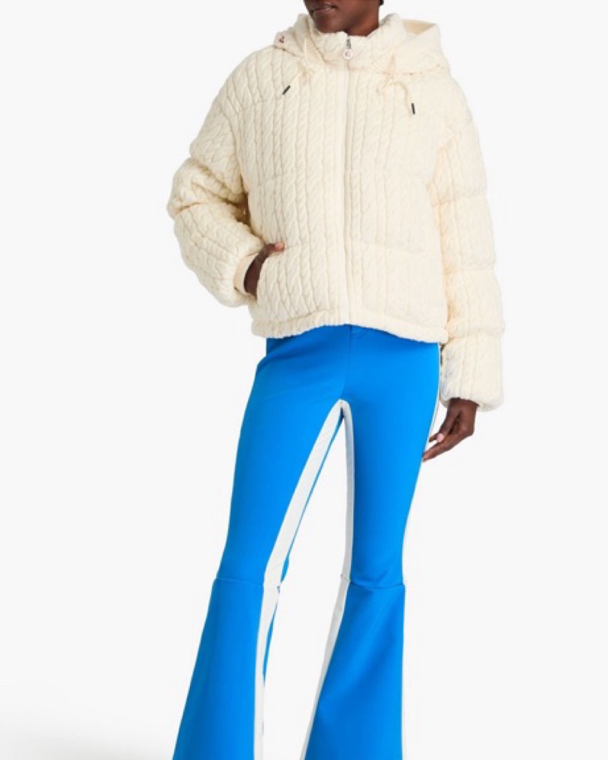 スキーウェアPerfect Moment Perfect Moment Cable Knit Ski Jacket by Perfect Moment - Pickle