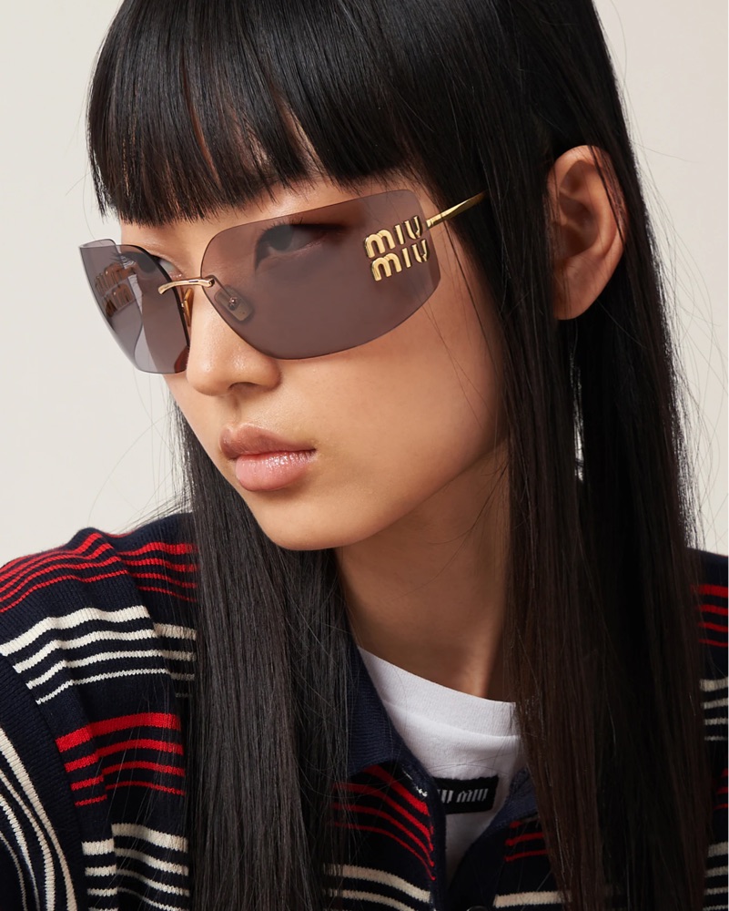 小物 miumiu archive sunglasses MiuMiu Aube Sunglasses by Miu Miu - Pickle