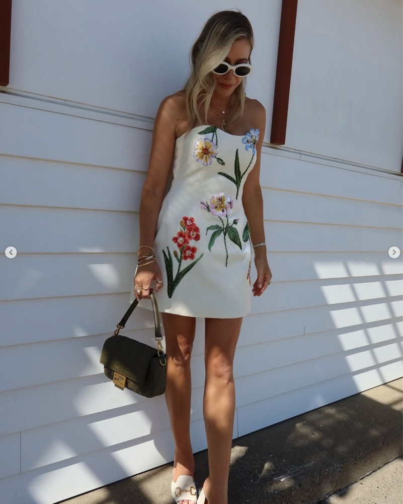 Leo Lin Rosario Velvet Mini Dress by Leo Lin - Pickle