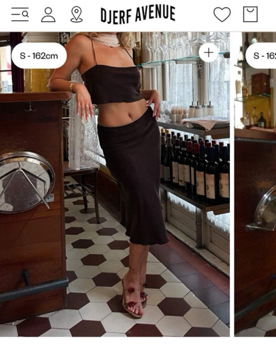 Djerf Avenue Dream Set Midi Dark Mocha by Djerf Avenue - Pickle